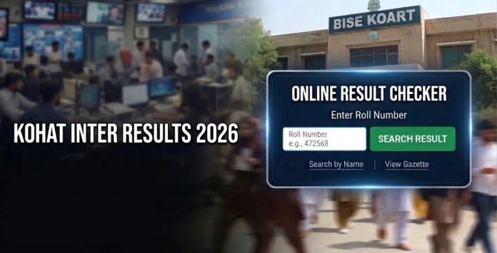 Kohat Board Inter Class 11, Class 12 Results 2026 – Check Online