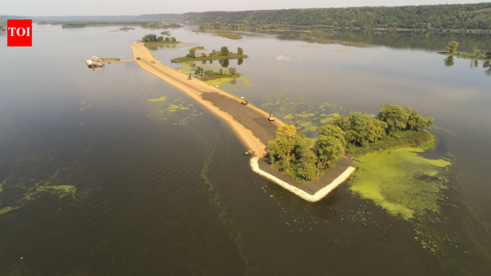 Mississippi River islands near Iowa have been disappearing; a  million project is now rebuilding the habitat with dredged material and is designed to protect or restore about 630 acres of river and backwater habitat