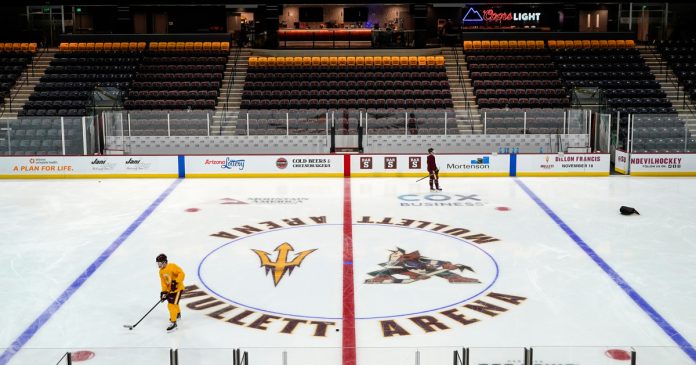 Parents of hospitalized Arizona State hockey player call for coaches to be placed on leave