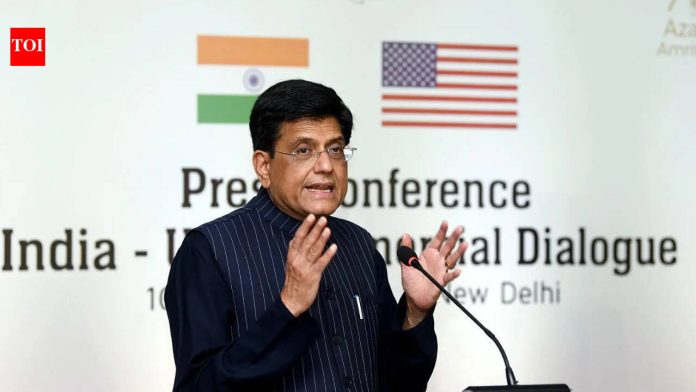 Piyush Goyal to hold talks for trade deal with US