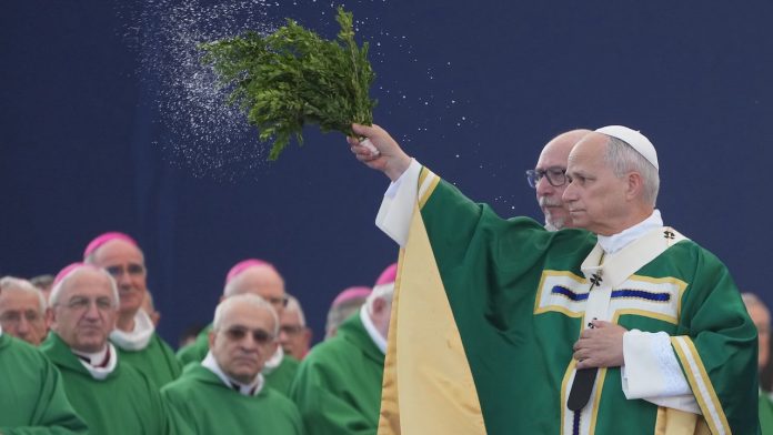 Pope Leo visits site of miracle cures, meets people whose unexplained healings stunned doctors