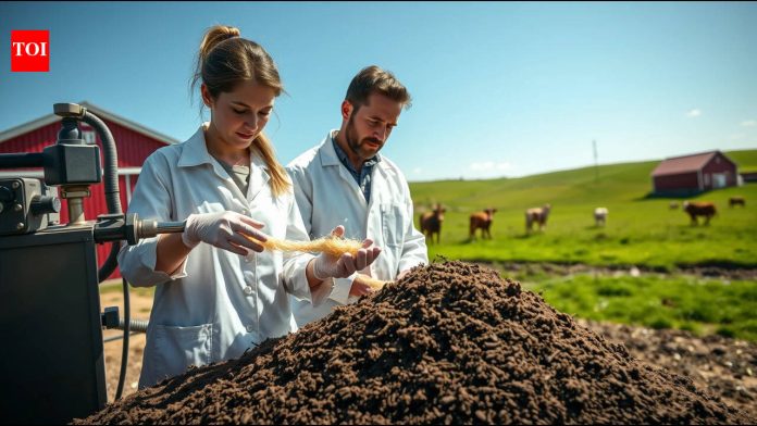 Scientists extract cellulose from cow manure, turning farm waste into fibres, films and ribbons