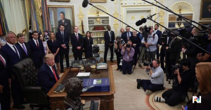 Trump bars CNN, Politico and MS NOW from White House