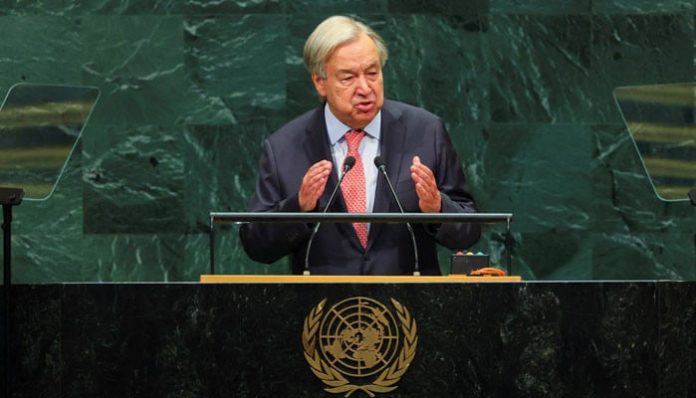 UN chief calls for AI curbs, end to wars in his last assembly address