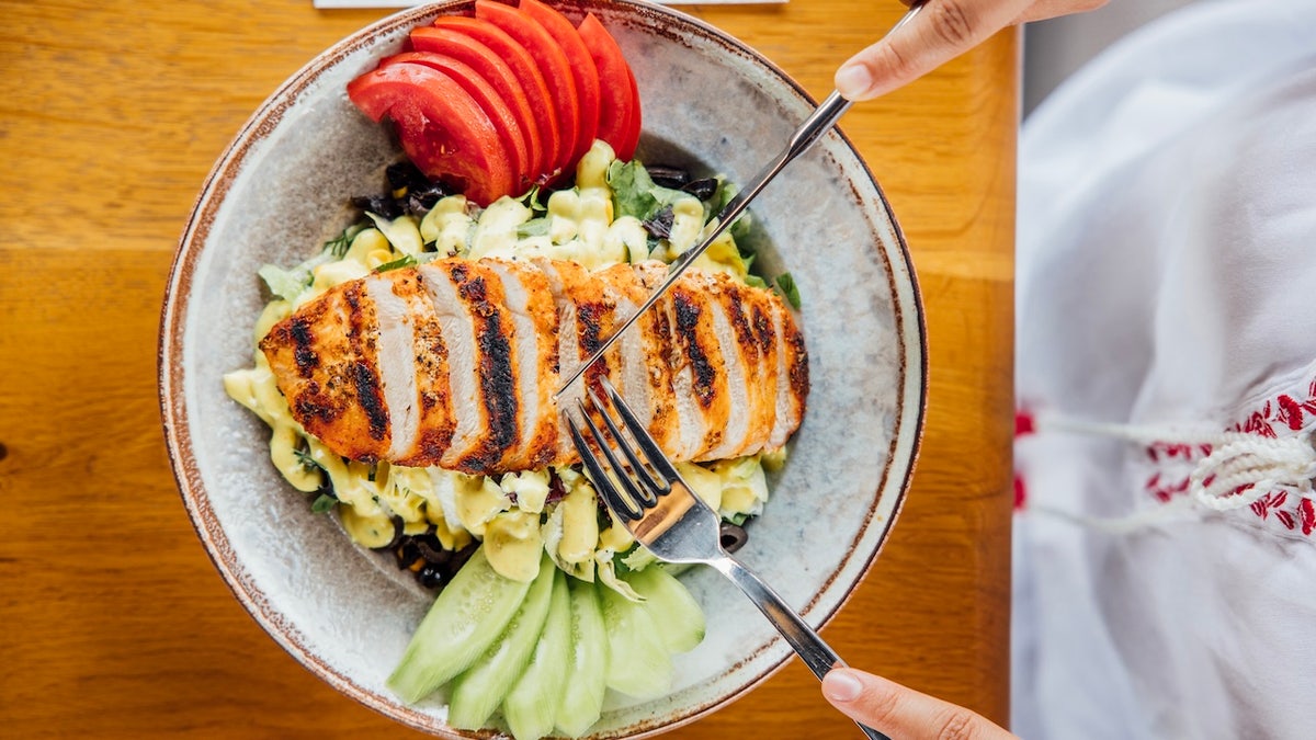 High-protein meal
