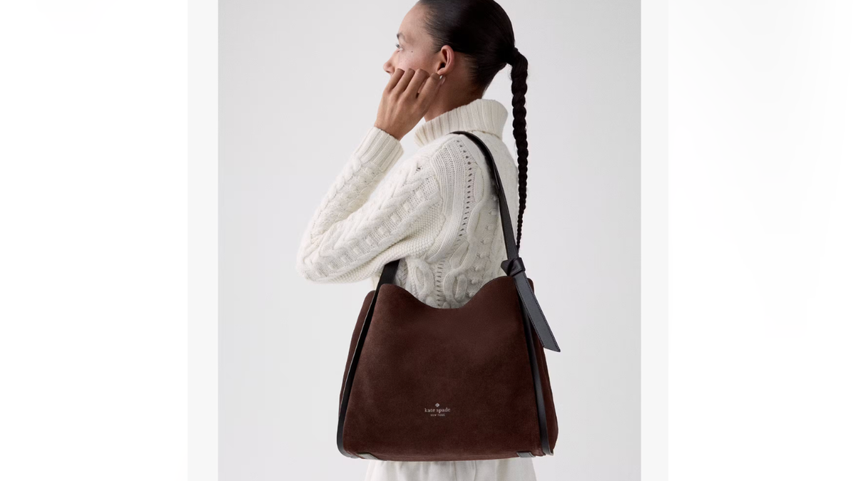 The Knott Suede Large Carryall is a fall-ready tote that can fit your lunchbox.