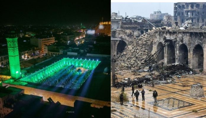 Aleppo’s Great Umayyad Mosque reopens after war damage restoration