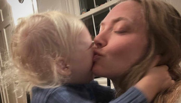 Amanda Seyfried gets a fright from daughter Nina in playful ‘Scream’ video