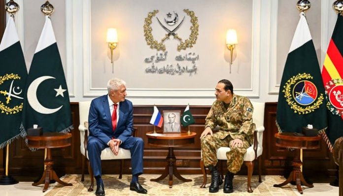 CDF Munir reaffirms Pakistan’s resolve to deepen longstanding ties with Russia