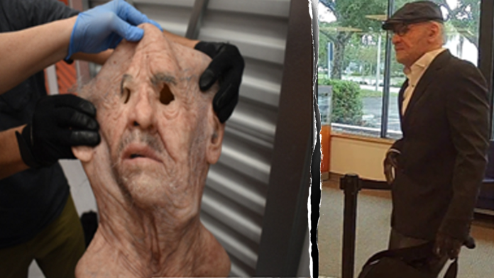 Convicted bank robber returns to old tricks with ‘old man’ mask in Florida heists, feds say