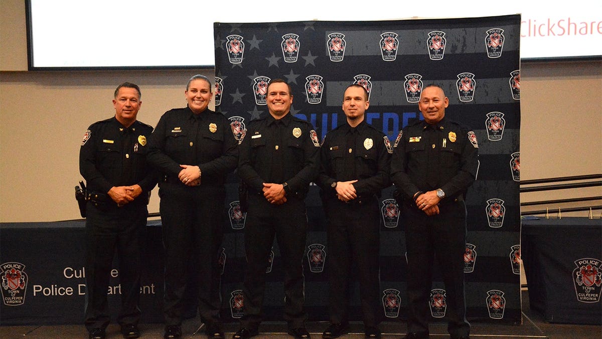 Officers who helped save a man from a burning house fire received valor awards from the Culpeper Police Department.
