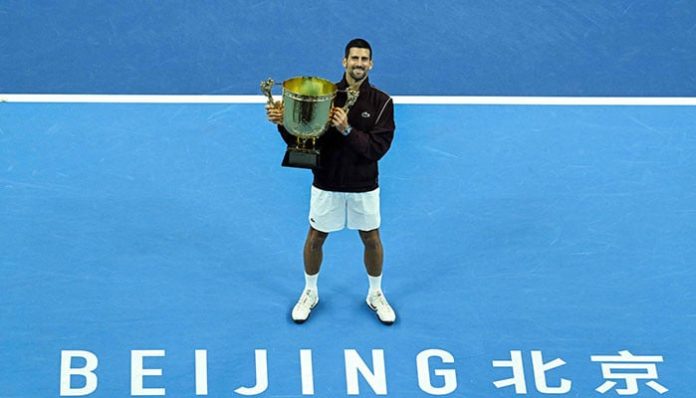 ‘Destined’ Djokovic wins China Open, extending unbeaten record