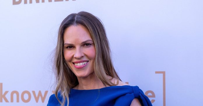 Hilary Swank announces she is pregnant with her third child at 52