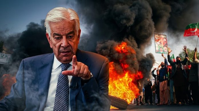 Khawaja Asif sounds alarm over alleged ‘Bannu-Style’ Attacks ahead of PTI Long March