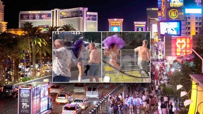 Las Vegas showgirl allegedly beats tourist with high heel after  photo tip sparks brawl