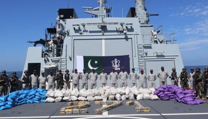 Pakistan Navy seizes m worth of narcotics in Arabian Sea operations