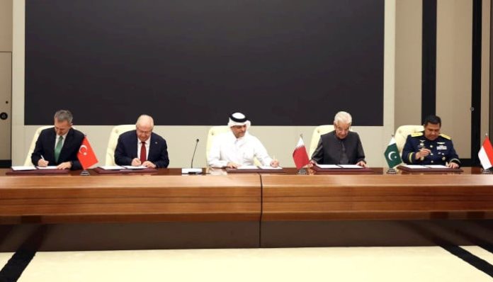 Pakistan, Turkiye, Qatar, and Indonesia sign defence cooperation accord