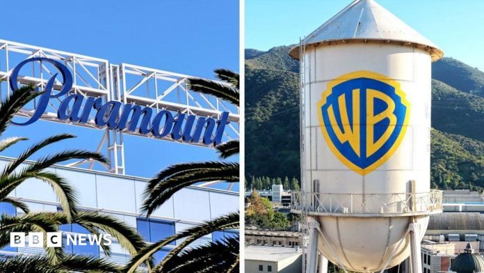Paramount takes over Warner Bros in 0bn Hollywood merger