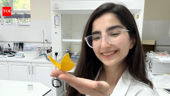 UK engineers built a tiny liquid-metal pump to move robotic butterfly wings and power wearable devices; it could make robots move without bulky motors
