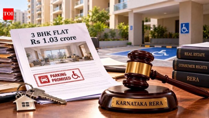 Woman buys Rs 1.03 crore 3BHK in Bengaluru, but builder fails to provide specially-enabled parking; Karnataka RERA orders provision within 60 days and audited maintenance accounts