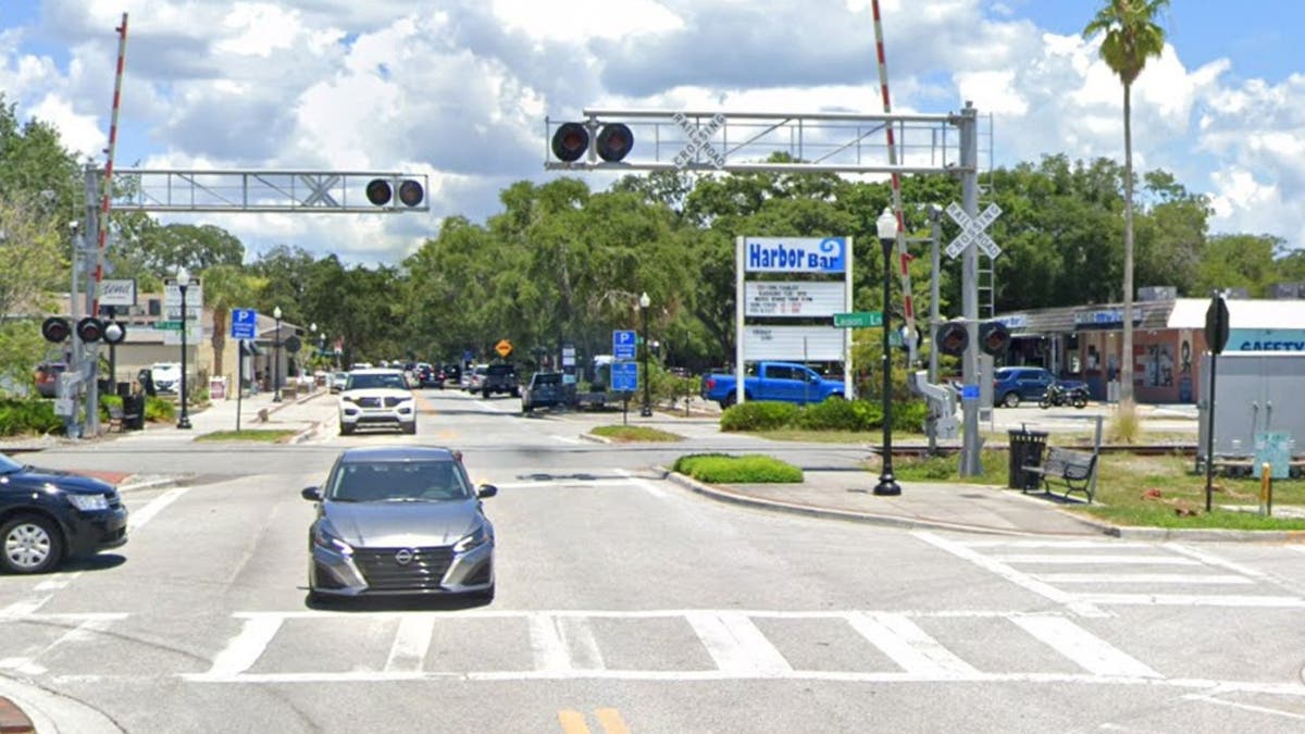 image shows photo of street