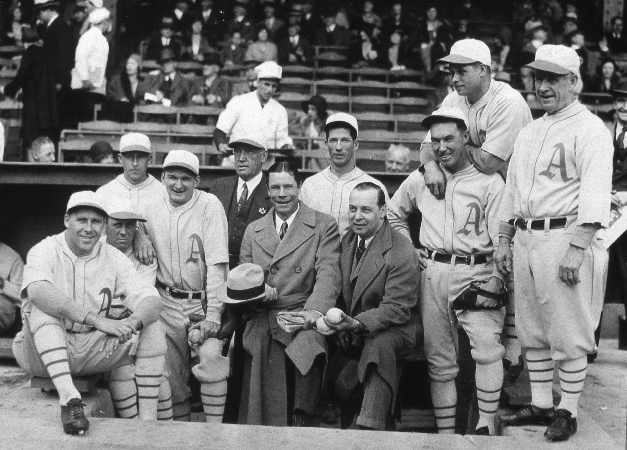 The 1930 World Series marked the Athletics' fifth title of the 20th century. (Photo by Mark Rucker/Transcendental Graphics, Getty Images)