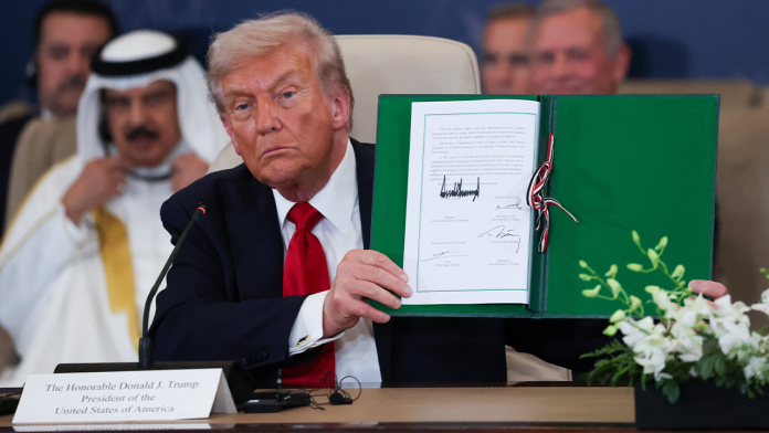 ‘Peace through strength’: Trump Gaza plan gains global backing one year on